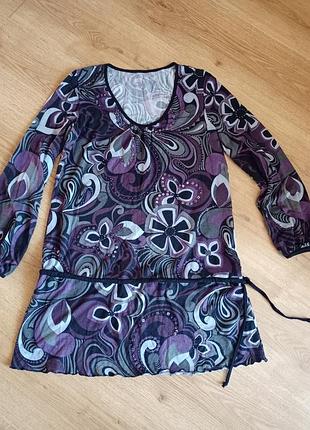 Блузон кардиган женский с баской