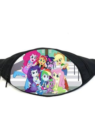 Поясная сумка бананка мой маленький пони my little pony  (gb-mlp 021) gear bag черная