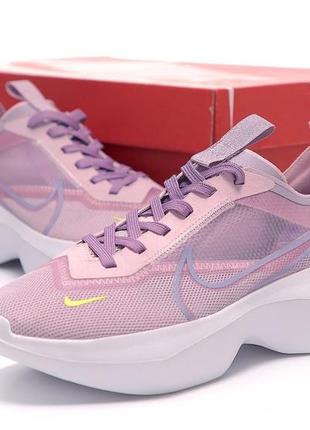 Женские кроссовки розовые nike vista8 фото