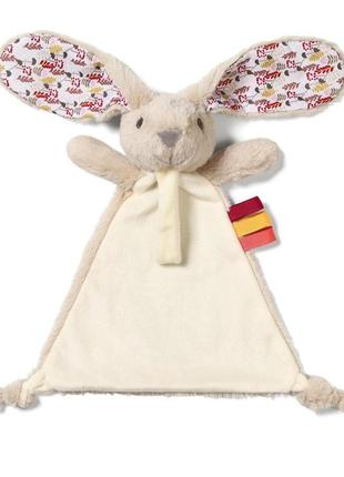 Обіймашка для малюків з тримачем для пустушки "кролик міллі"  (21*26 см) "babyono"