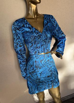 Стильний літній костюм спідниця блуза-топ в стилі zara,mango1 фото