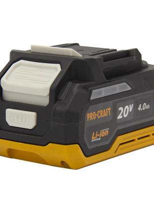 Акумуляторна батарея procraft battery20/4 4 аг energy