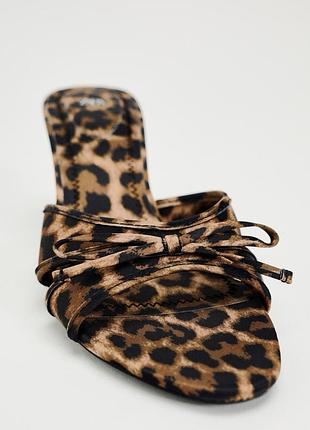 Леопардові босоніжки zara6 фото