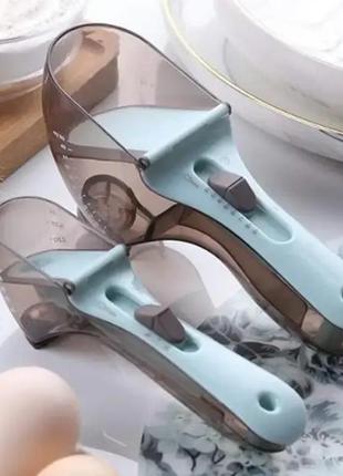 Мірні регульовані ложки adjustable measuring spoon wm-526 фото