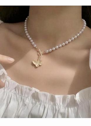 Підвіска метелик перлинки accessorize