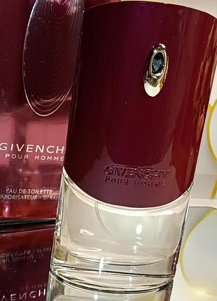 Туалетна вода для чоловіків givenhy pour homme (з магнітним штрих-кодом),100 мл