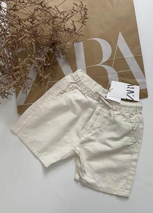 Шорти 50% льон/ шорти zara/ 98р