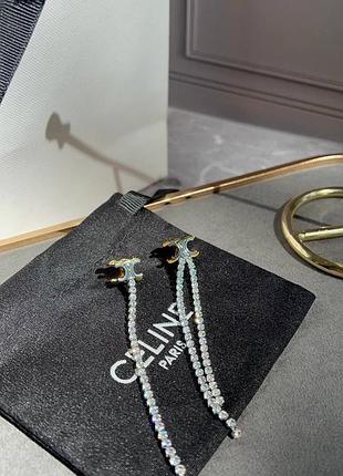 Сережки у стилі celine