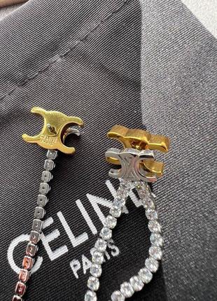 Серьги в стиле celine2 фото