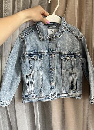 Джинсова курточка zara, 104