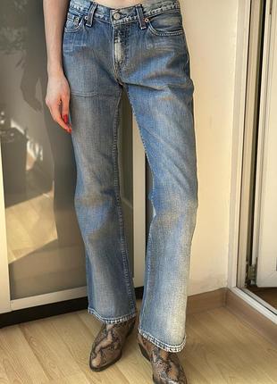 Оригинальные качественные голубые джинсы levi's 529