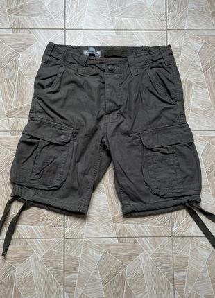 Шорты vintage military baggy surplus japan cargo khaki shorts y2k1 фото