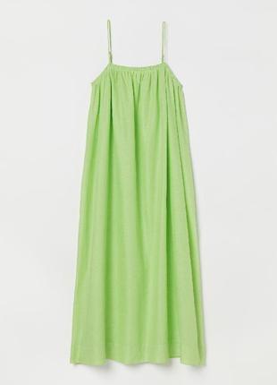 Лляне плаття сарафан h&amp;m оригінал