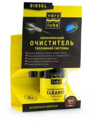 Очищувач паливної системи для дизельного двигуна, verylube 250мл тм xado