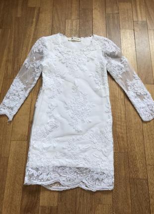 Роскошное платье ручная работа 116 г