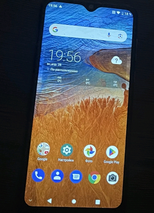 Мобильный телефон zte blade 128/4 
не светится после падения
