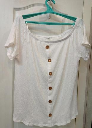 Біла блузка жатка