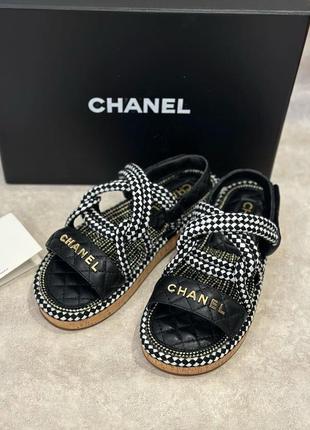 Босоніжки в стилі chanel Gabrielle сандалі в стилі chanel