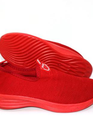 Жіночі літні червоні кеди-мокасини,дихаючі кросівки-сіточка текстильні на літо,жіноче літнє взуття3 фото