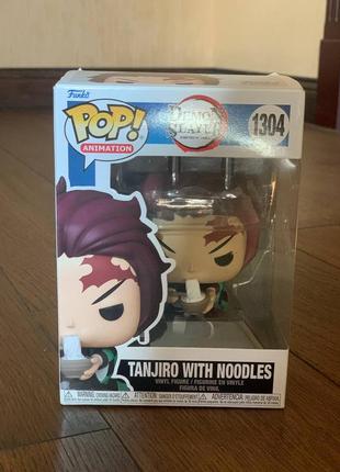 Funko pop tanjiro with noodles