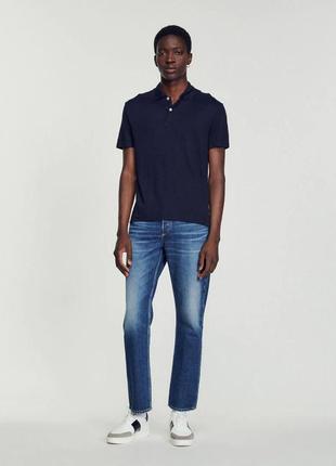 Поло\футболка sandro linen polo