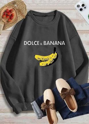 Женский свитшот dolce banana2 фото