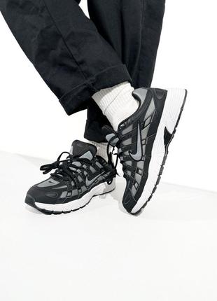Nike p-6000 black/white 402 фото