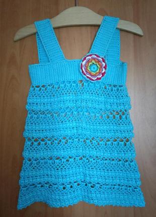 Маечка туника ручная работа hand made 110 рост