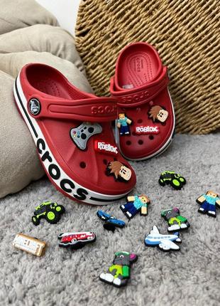 Хлопчачі крокси сабо crocs bayaband pepper