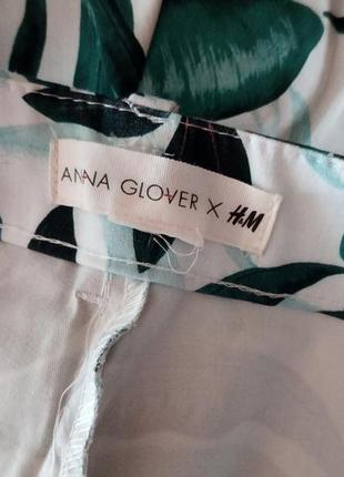 Отличные яркие брюки р. 14 anna clover h&m6 фото