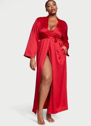 Атласный длинный халат. victoria’s secret. оригинал 🇺🇸