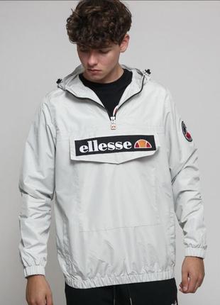 Чоловіча куртка з капюшоном вітрівка анорак ellesse оригінал6 фото