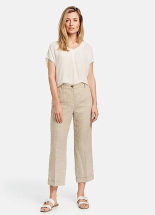 Gerry weber лляні брюки в смужку 2 xl