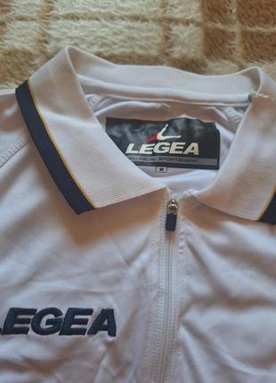 Спортивная белая футболка legea