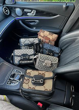 Сумка в стиле gucci horsebit