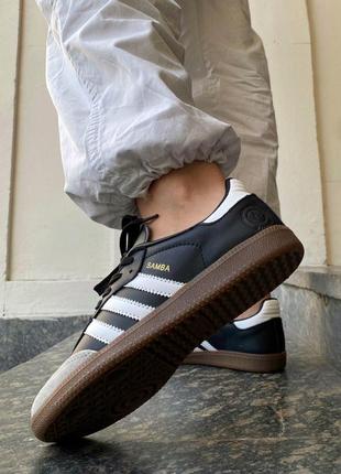 Adidas samba black/white/grey 362 фото