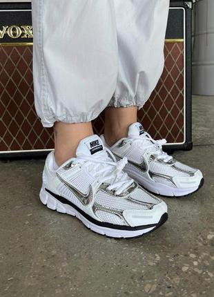 Nike zoom vomero 5 white/metallic silver 362 фото