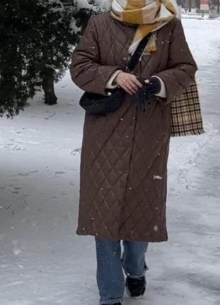 Пальто зимнее оверсайз