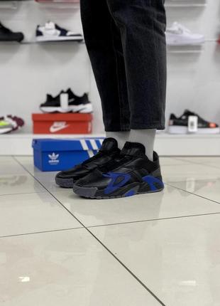 Кросівки adidas streetball (black / blue)4 фото