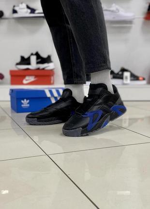 Кросівки adidas streetball (black / blue)2 фото