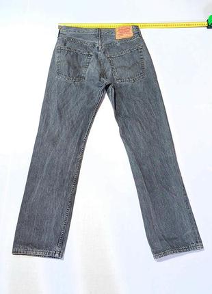 Джинсы серые vintage винтажные талия 74 см levis 501 501-0159 w30 l30 made in 320 🇬🇧 ♥️ 😀 👌