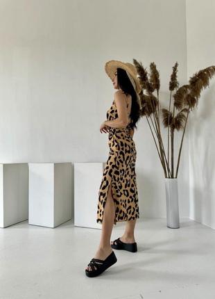 Леопардова сукня🐆4 фото