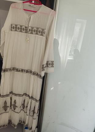 Zara платье длинный размер l