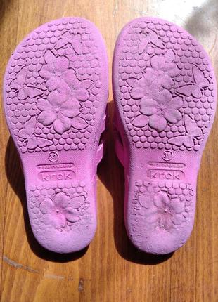 Шльопанці (krok) на дівчинку, розмір 31