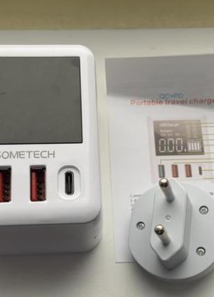 Зарядний пристрій usb, pd - 40w (блок живлення)