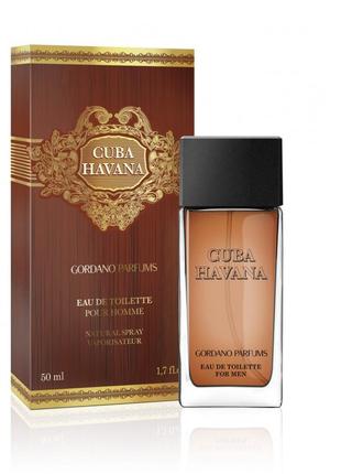Туалетная вода для мужчин gondano parfums cuba havana