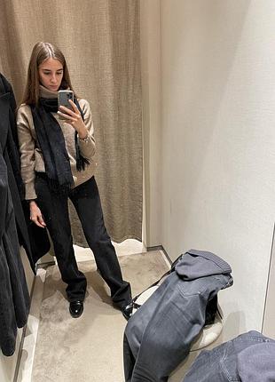 Джинсы massimo dutti, размер - s, 36-й. черный цвет