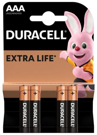 Батарейка duracell lr03 mn2400 1x4 шт.1 фото