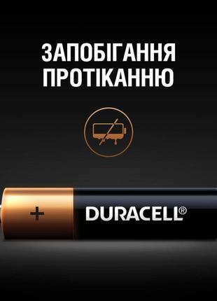 Батарейка duracell lr03 mn2400 1x4 шт.3 фото