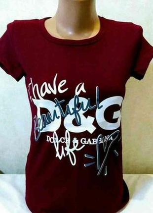 Футболка с принтом